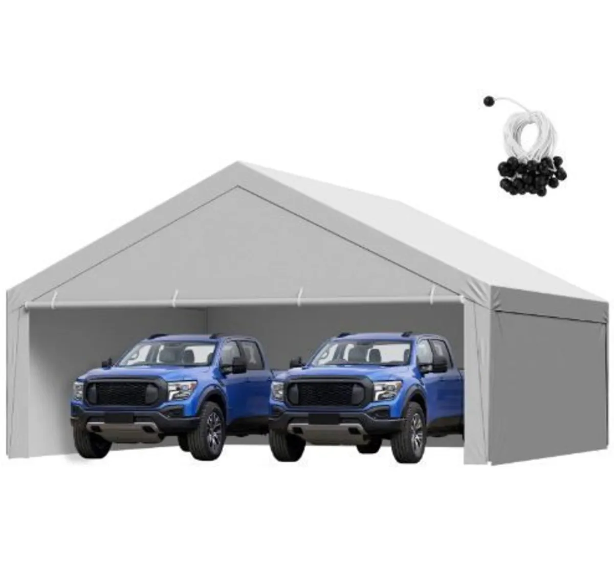 Carport Replacement Canopy, 6 x 6 m Potable Garage - Image 4