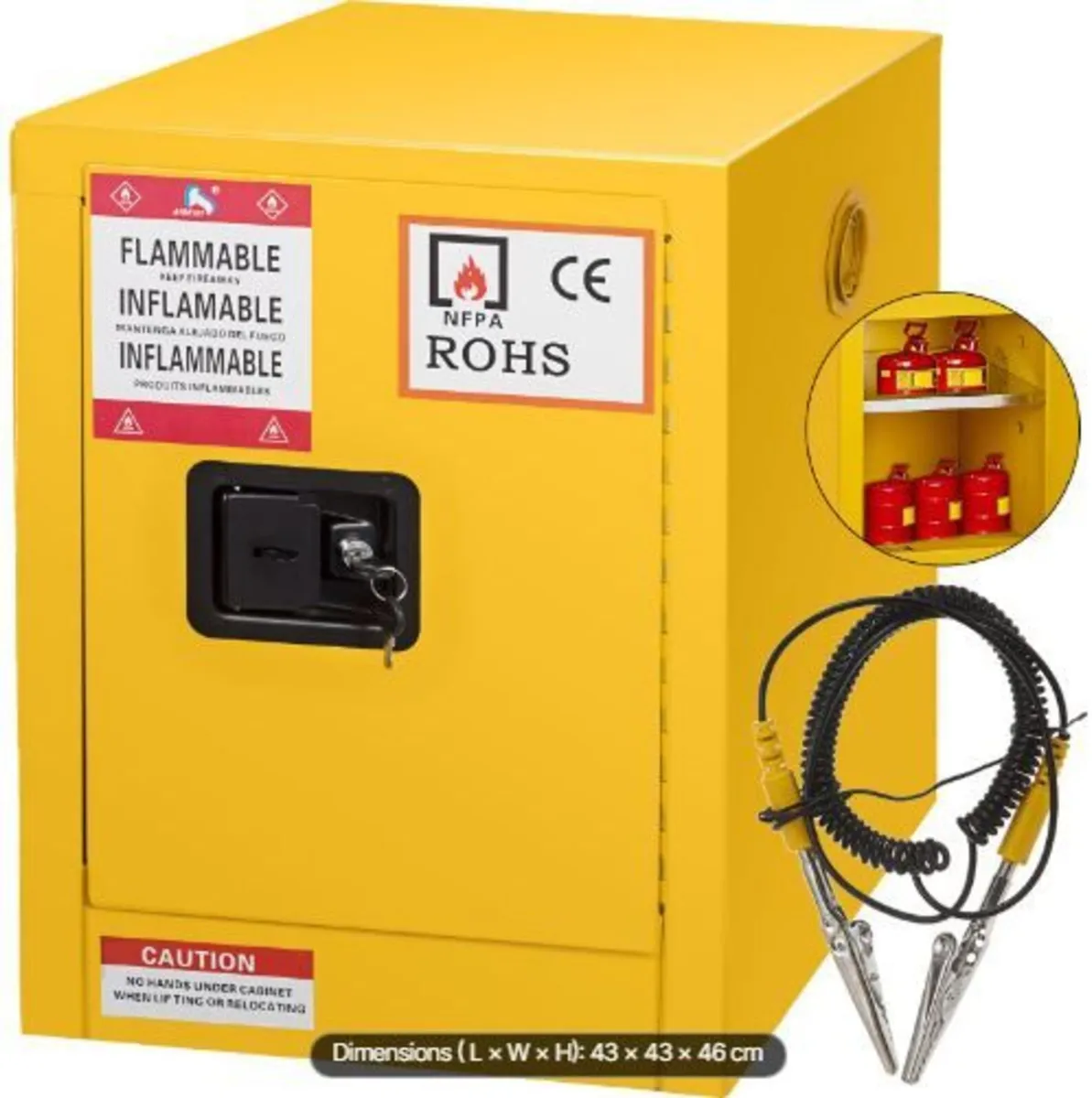 41.6 L Safety Cabinet 42.9 x 42.9 x 46 cm - Image 1