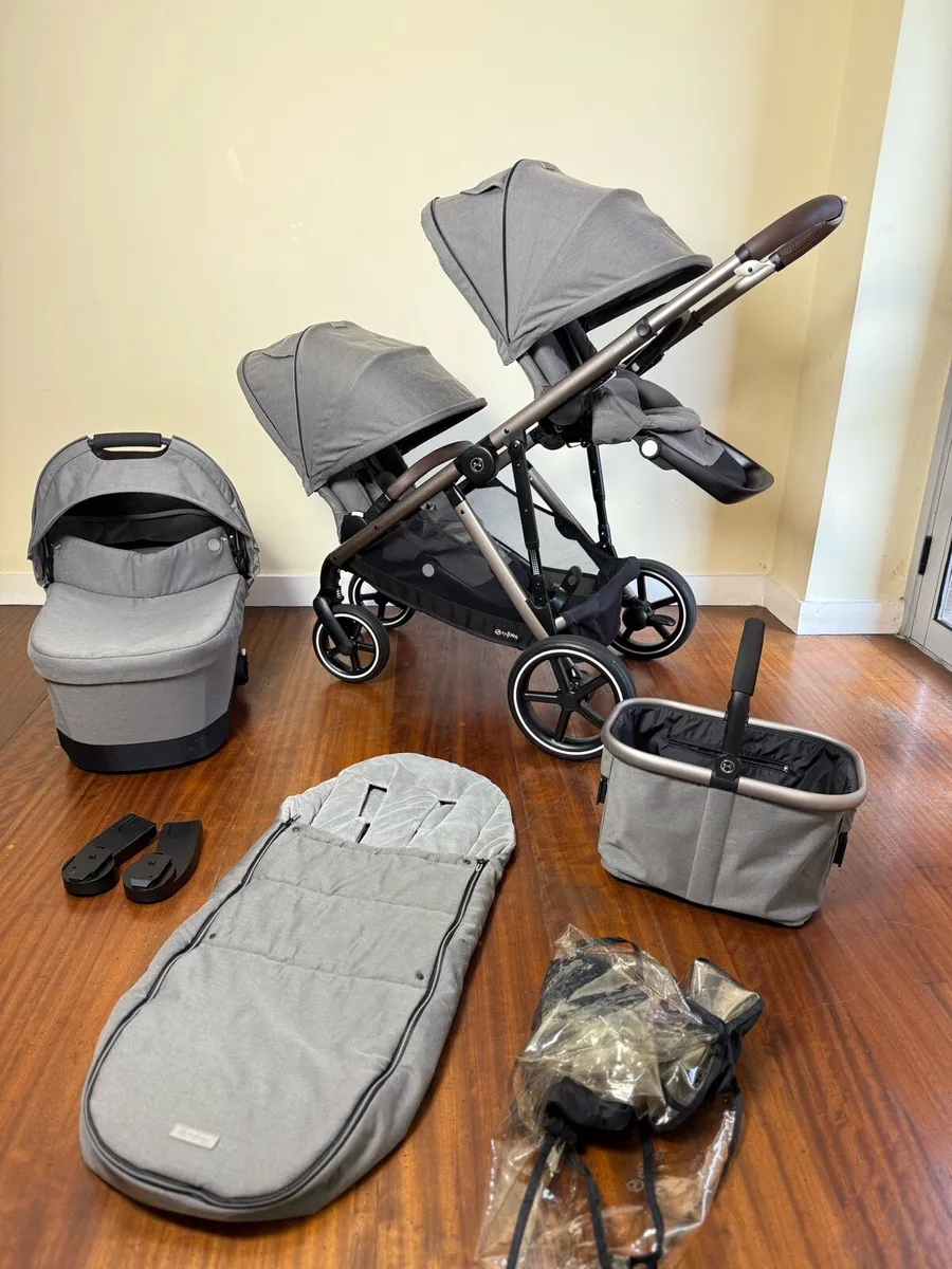 Cybex Gazelle s double twins pram buggy - Image 2