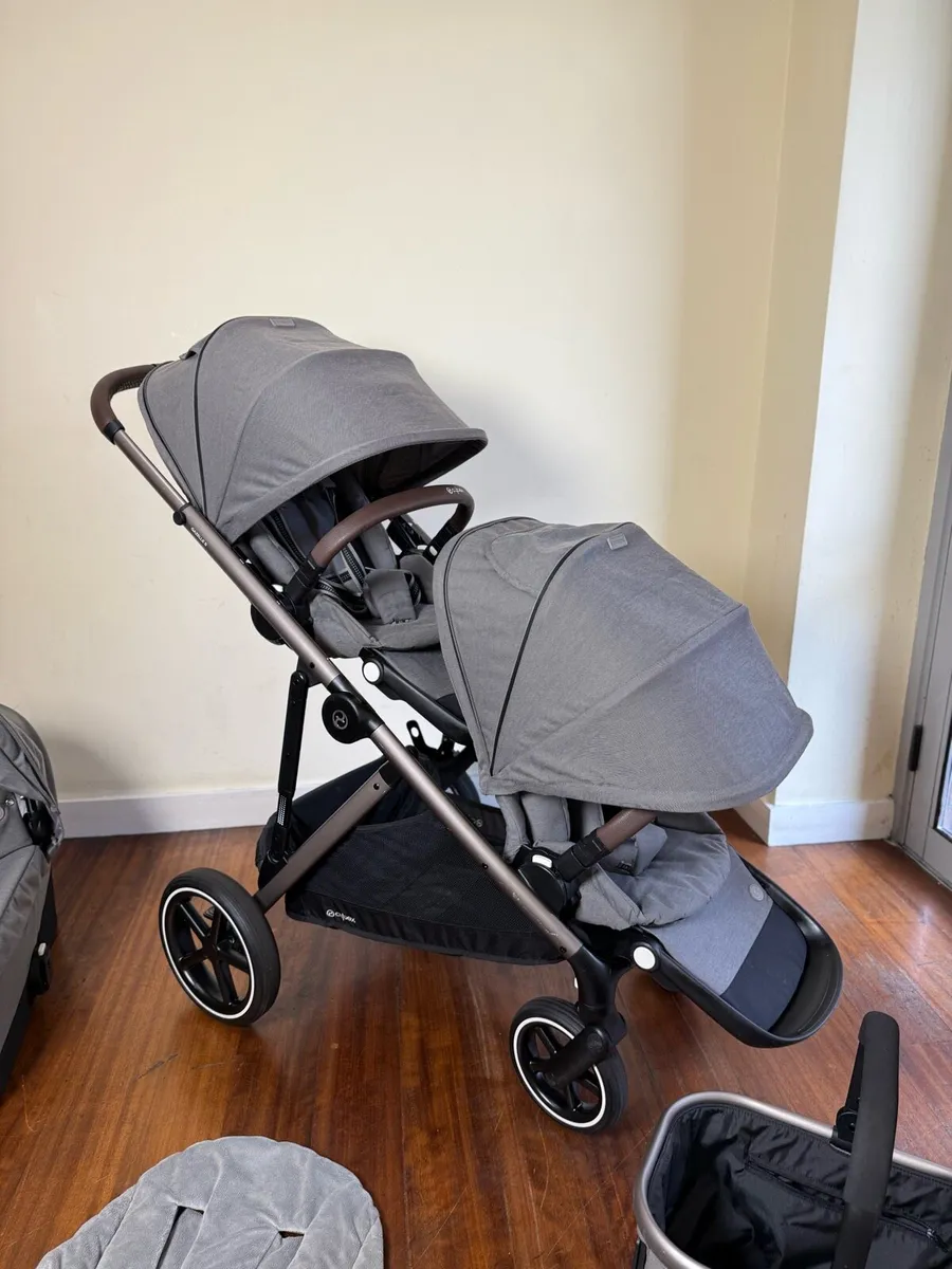 Cybex Gazelle s double twins pram buggy - Image 3