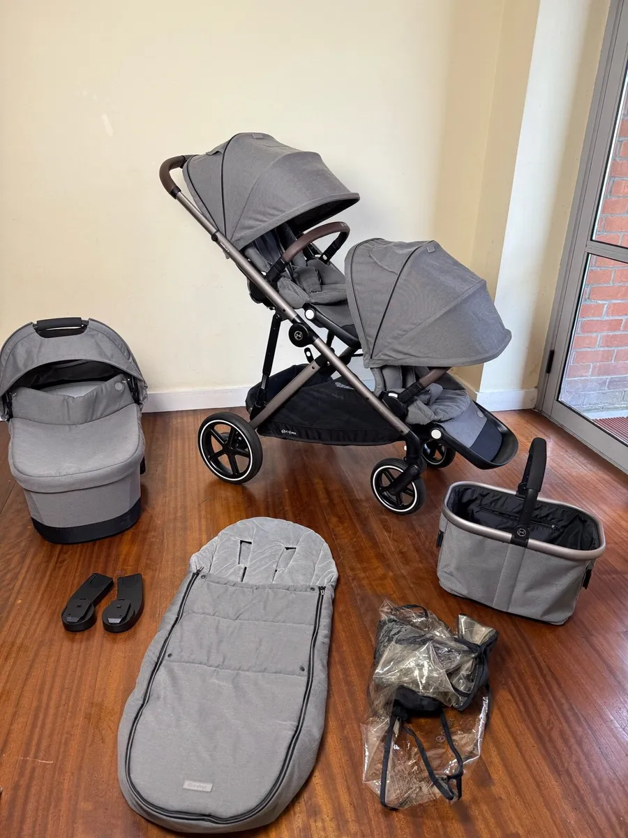 Cybex Gazelle s double twins pram buggy - Image 4