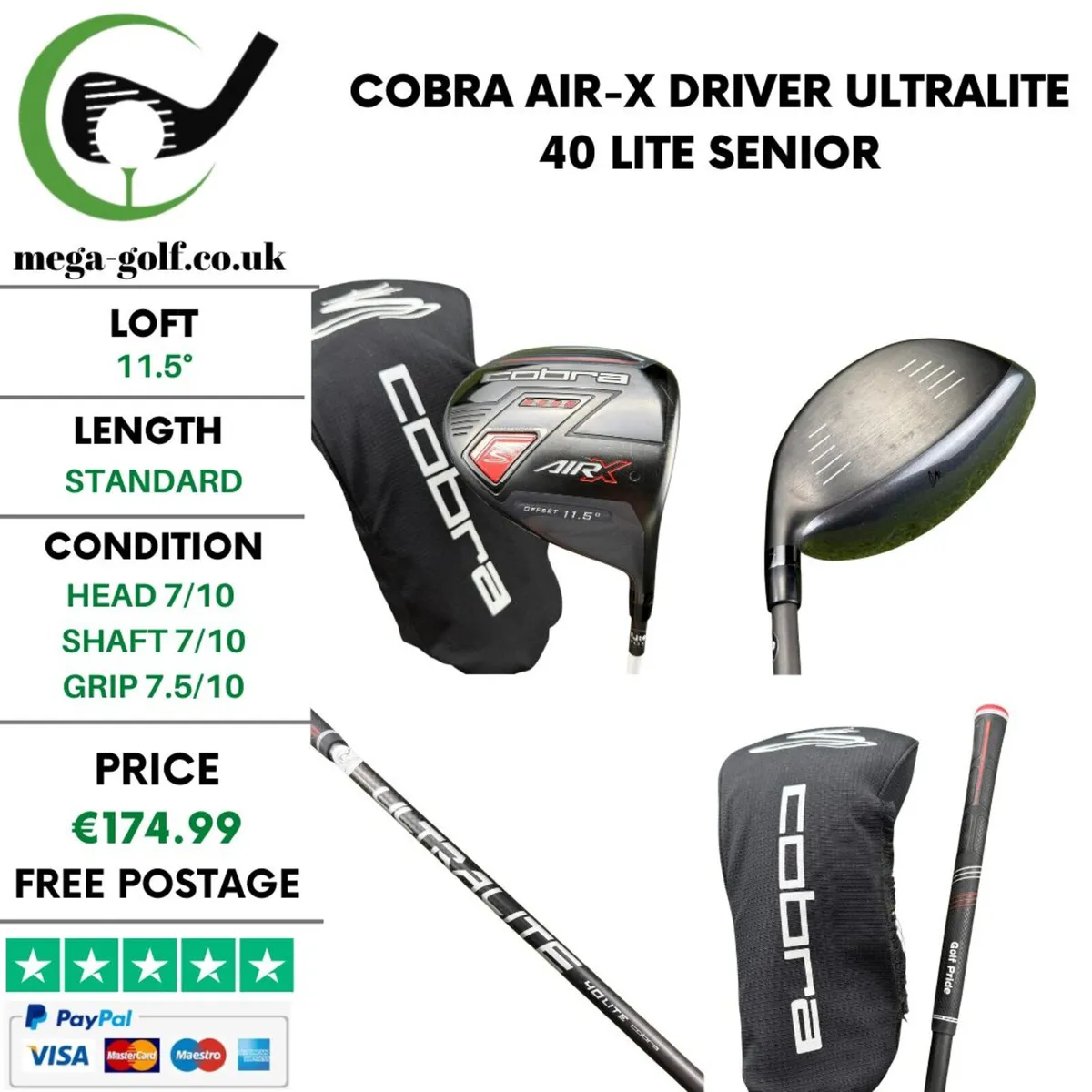 Cobra Air-X Driver / 11.5° / Senior - Image 1