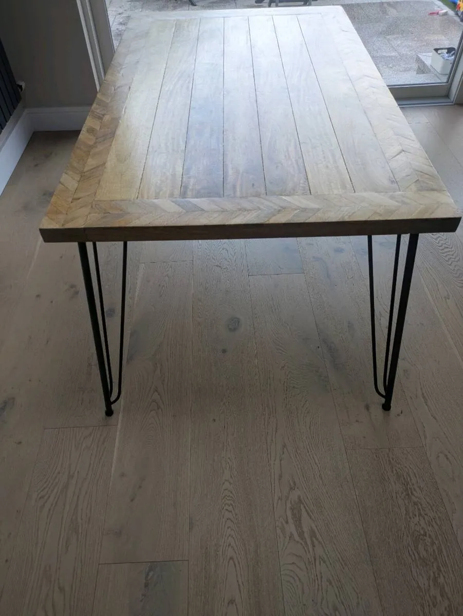 Dining table - hairpin leg - Image 4