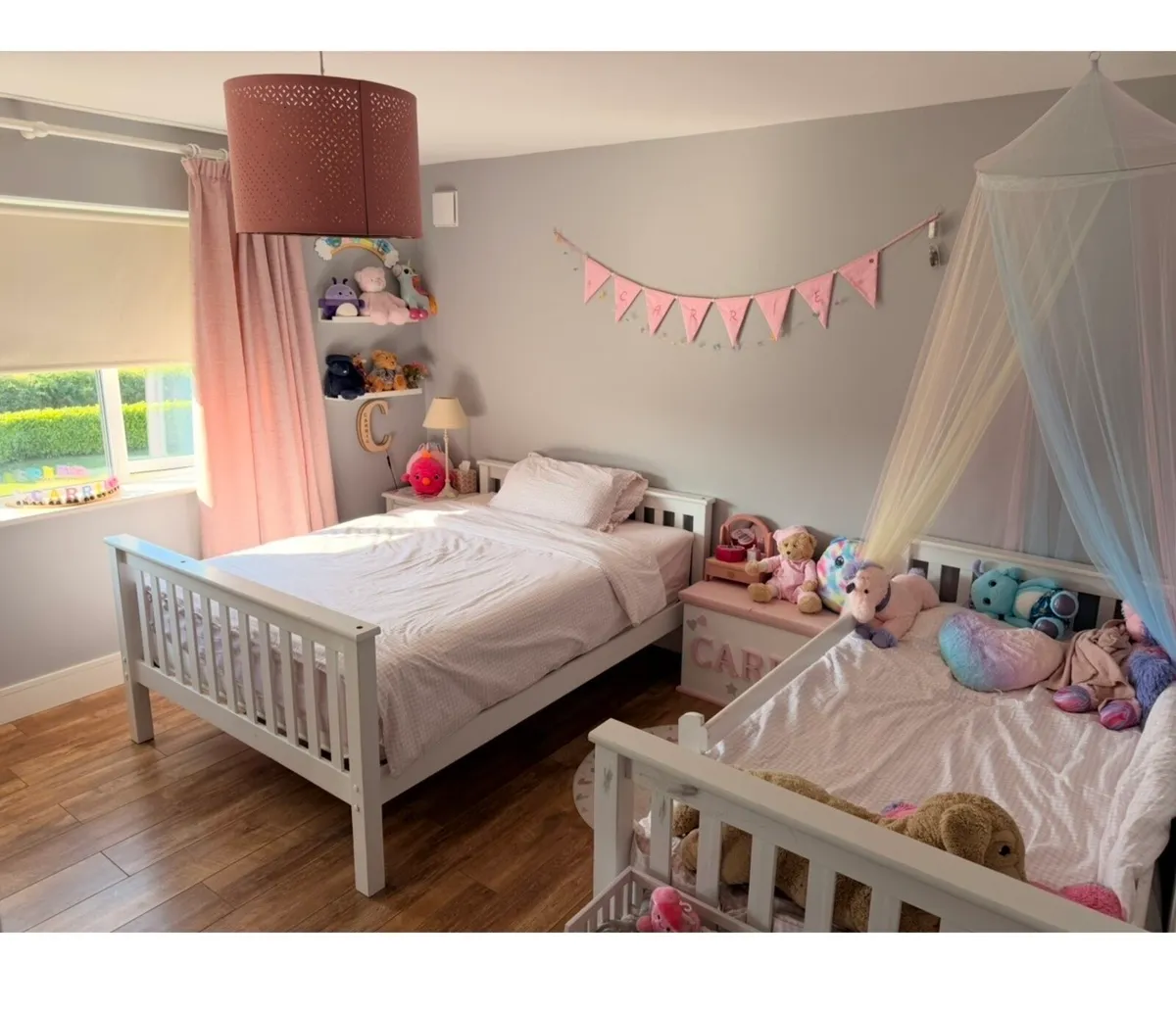 White Triple Bunk Bed - Image 1
