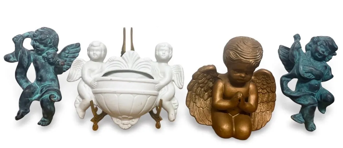 Vintage cherub figurines - Image 1