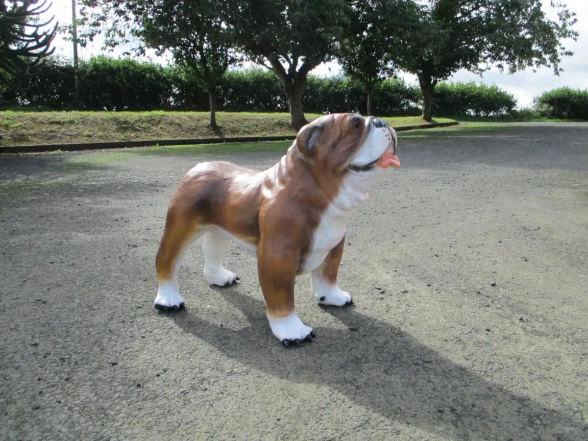 Extra Large Bulldog Statue - Image 3