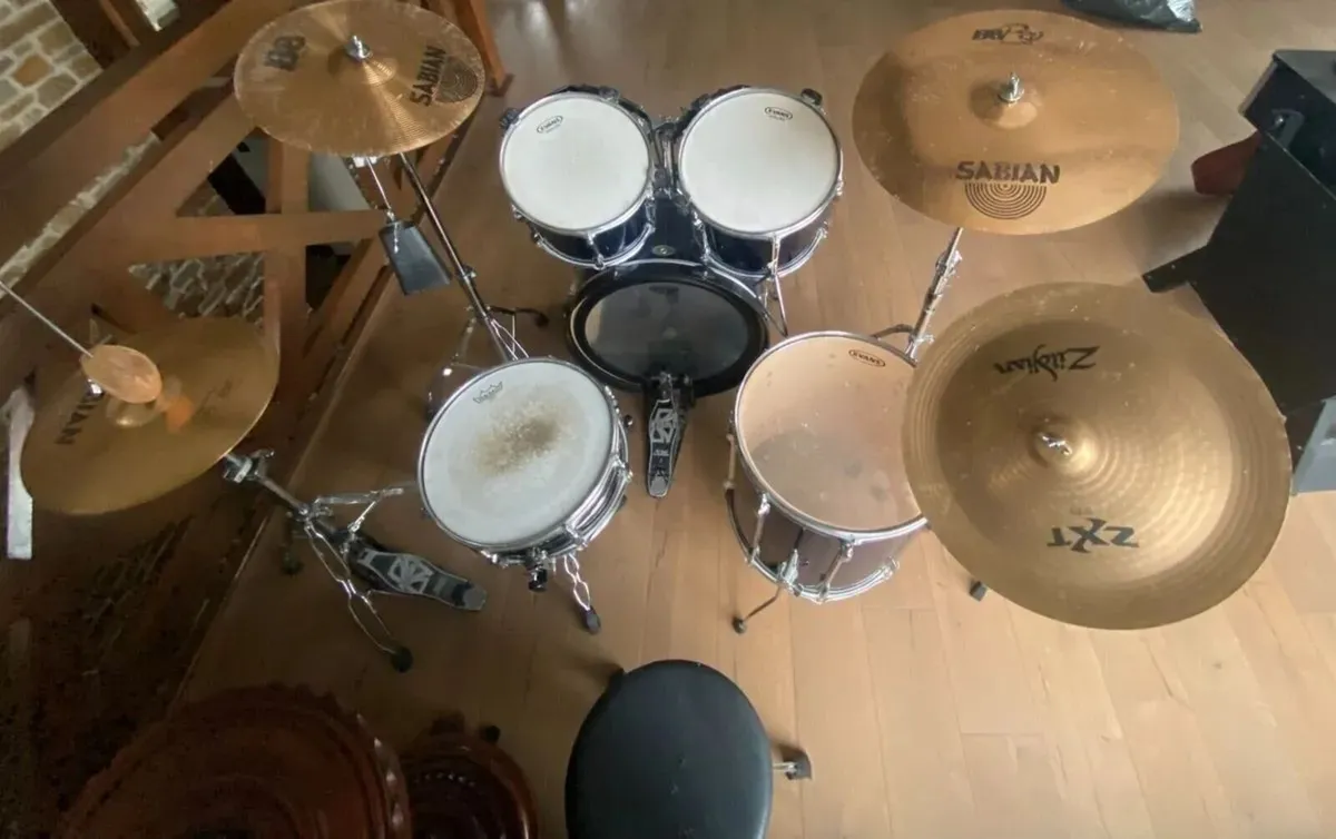 Tama Rockstar complete drum kit 22'' Birch - Image 3