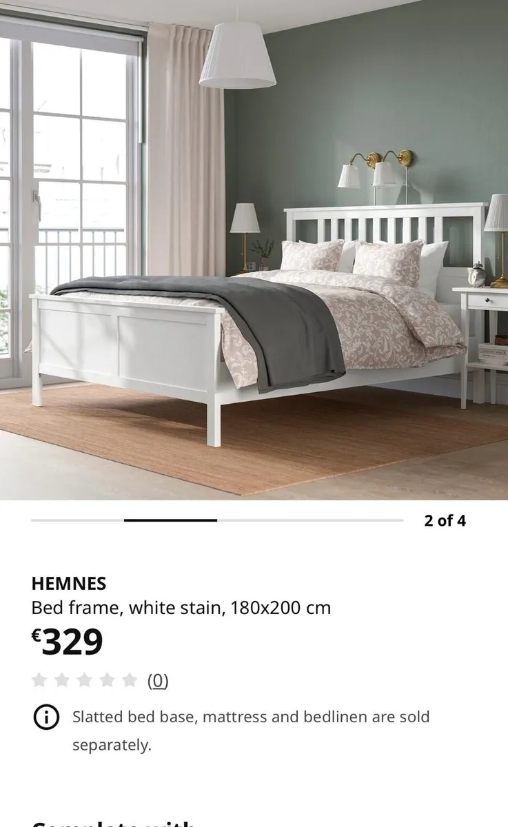Super king bed frame - Image 1