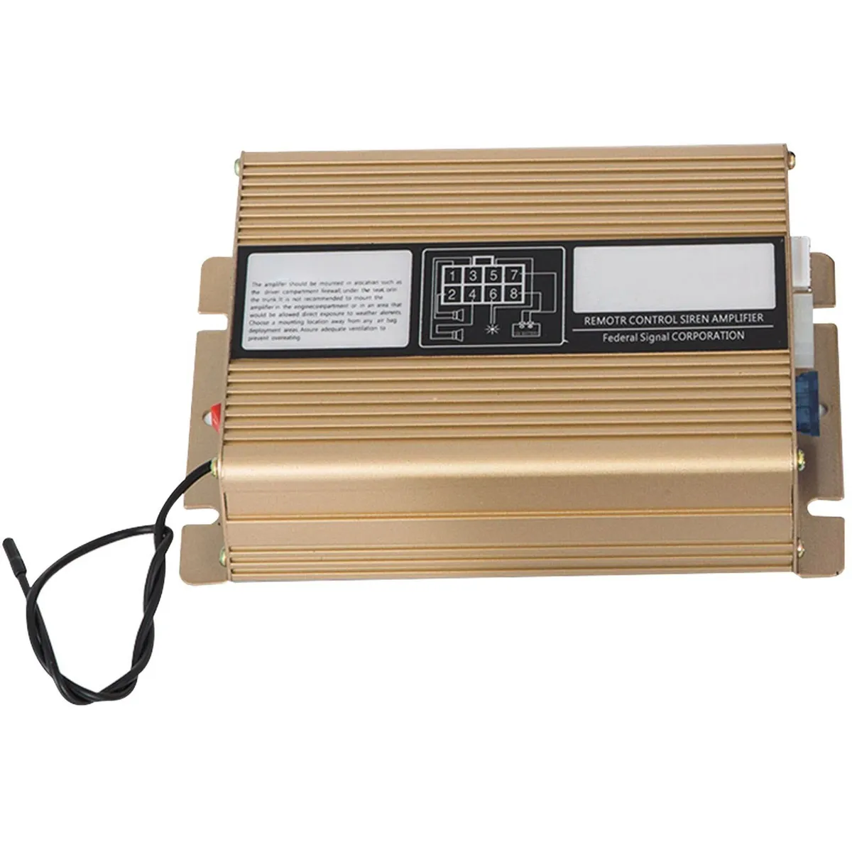 400W Car Warning Alarm PA Speaker Horn - Image 4