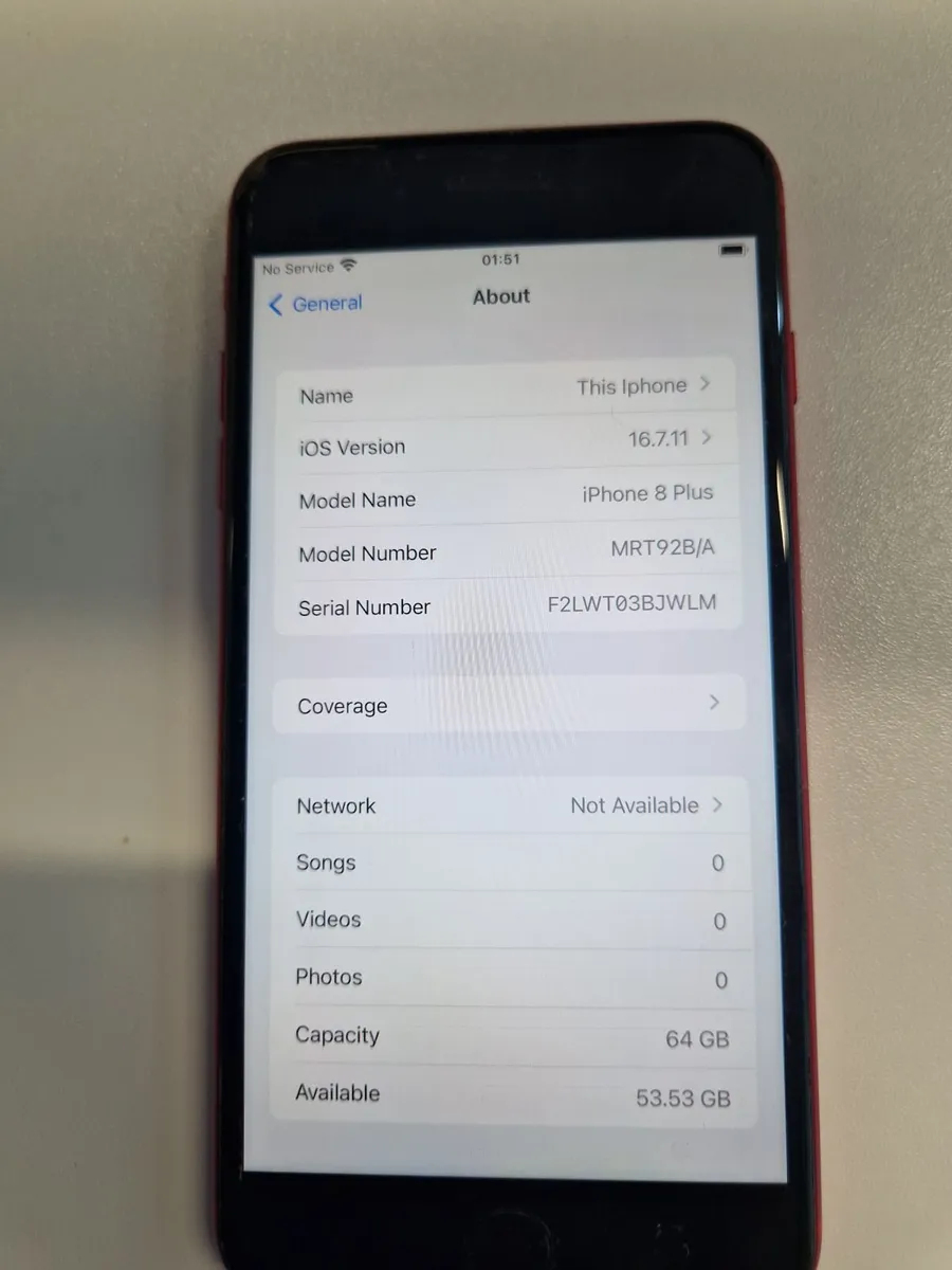 Apple iPhone 8 Plus 64GB Red - Image 4
