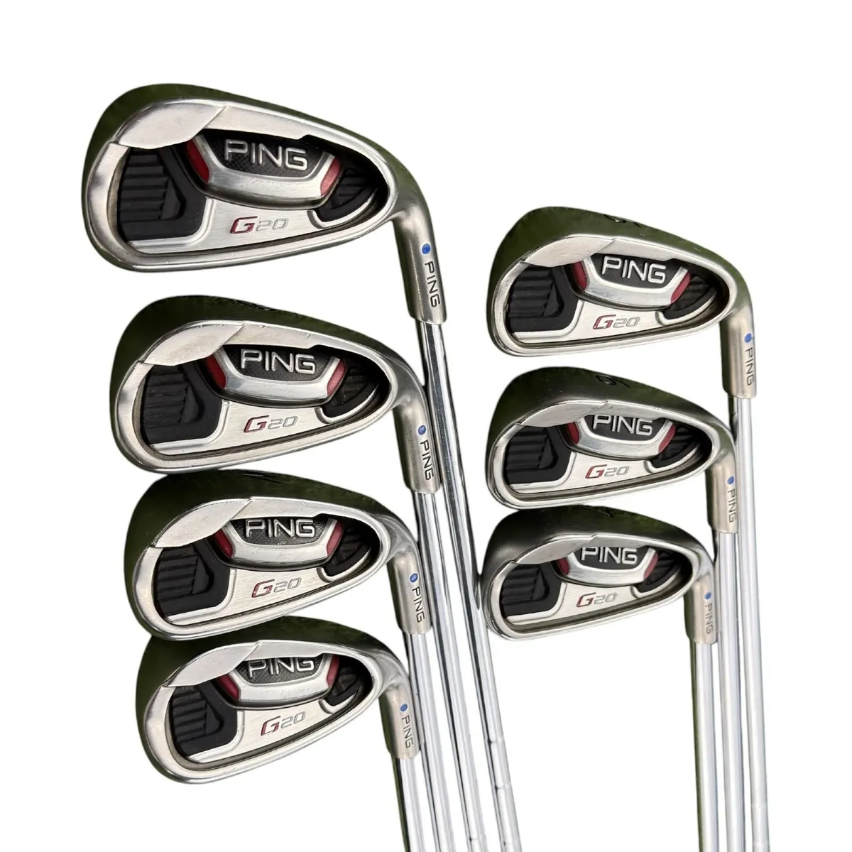 Ping G20 Irons / 5-Pw-Sw / CFS Regular / Blue Dot - Image 2
