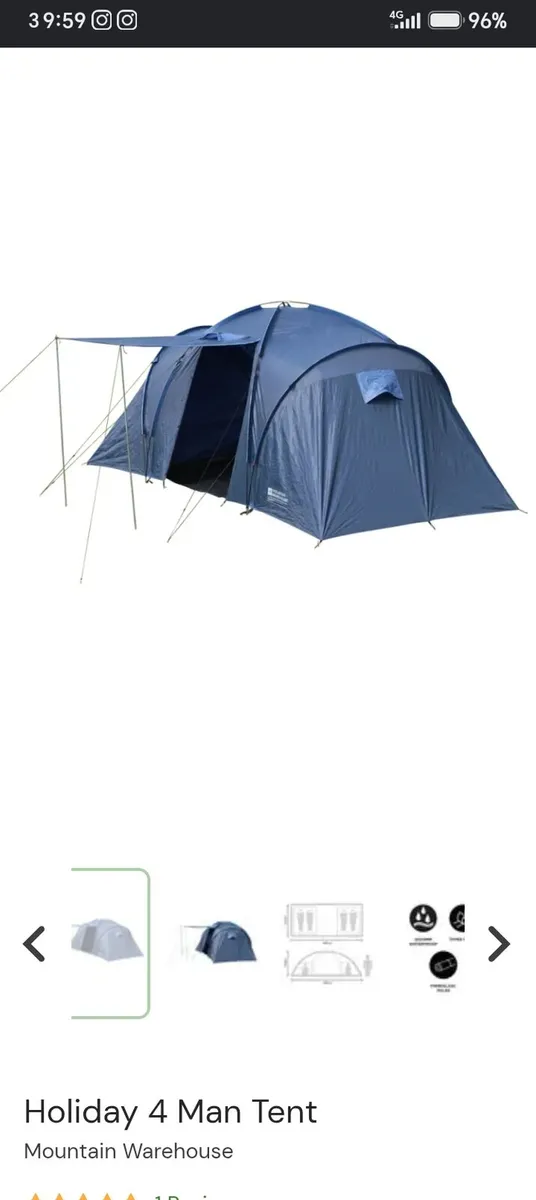 4 person tent - Image 2