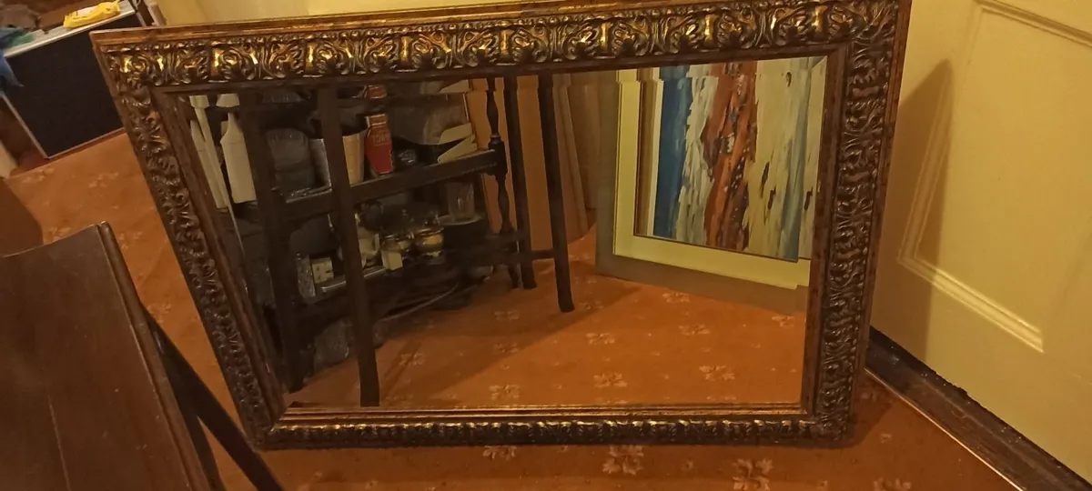 Large Rectangular Bevelled Edge Mirror - Image 4