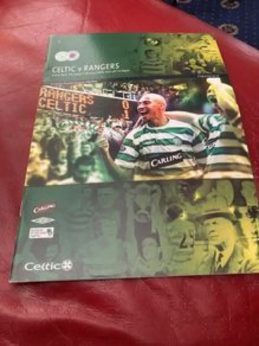 Old 2004 Celtic match Program v Rangers