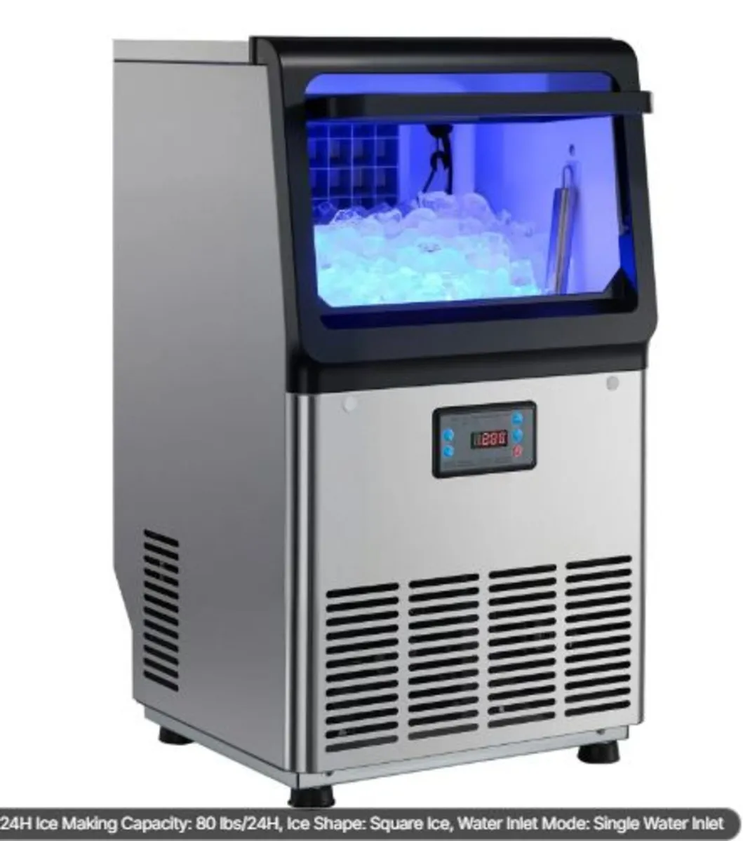 Commercial Ice Maker Machine, 36 kg/24h with 6 kg - Image 4