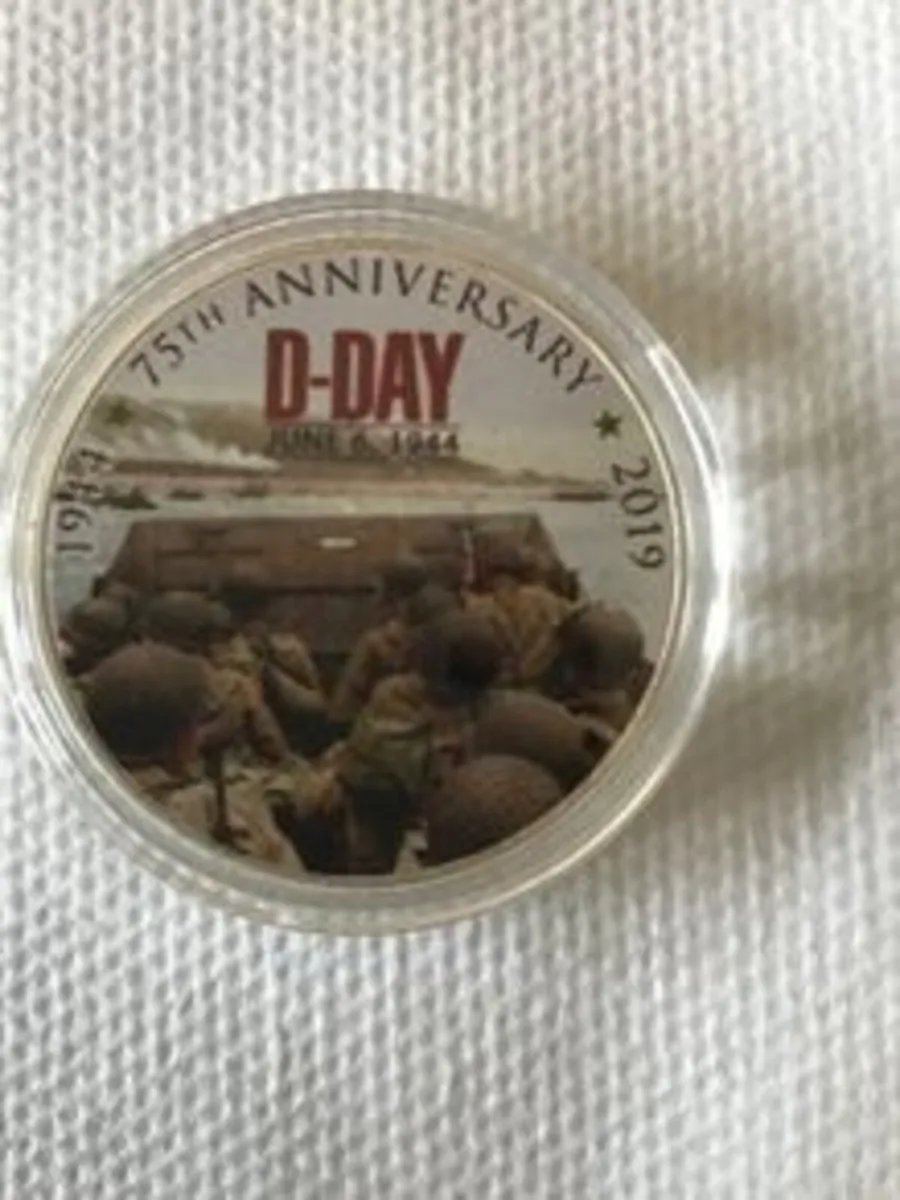 WW2 D Day Commemorative US Half Dollar Coin