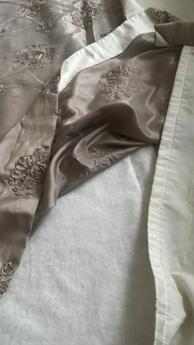 Pure Silk Interlined Curtains - Image 2