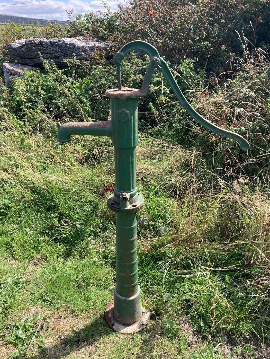 Vintage Cast Iron Village Water Pump - Image 1