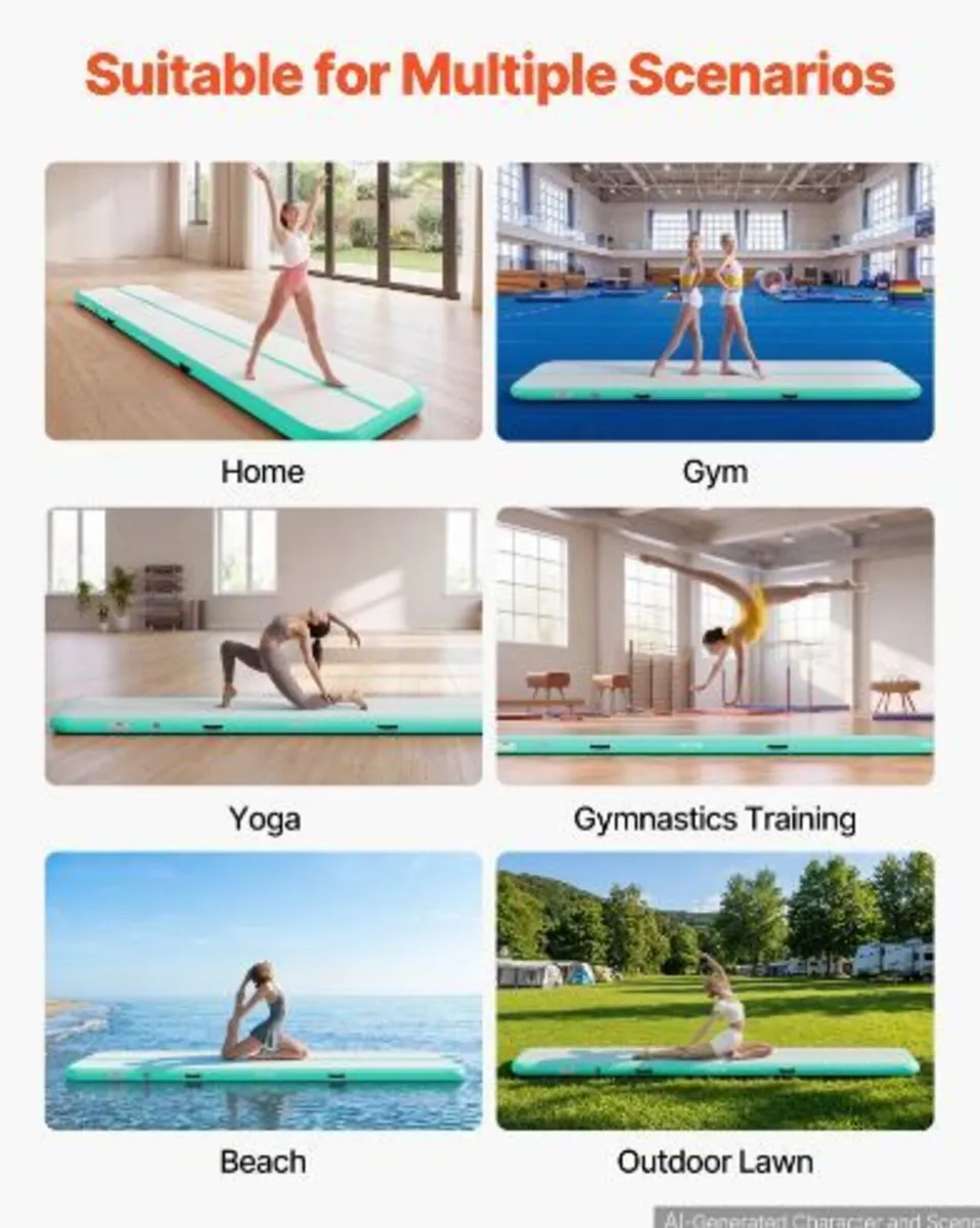 Inflatable Gymnastics Air Mat 4m - Image 2