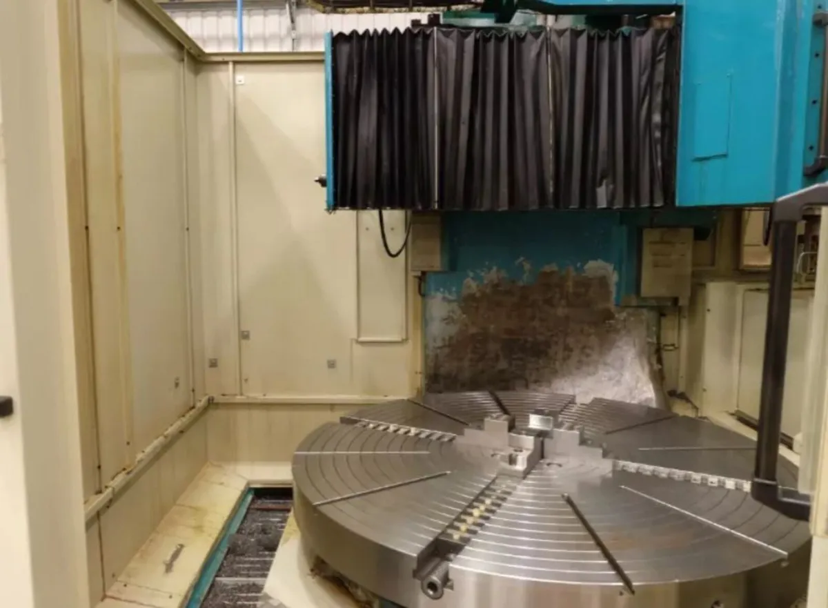 WEBSTER AND BENNET 72" VERTICAL LATHE - Image 2
