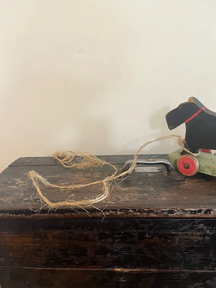 Antique Scratch Built Toy Black Terrier - Image 4