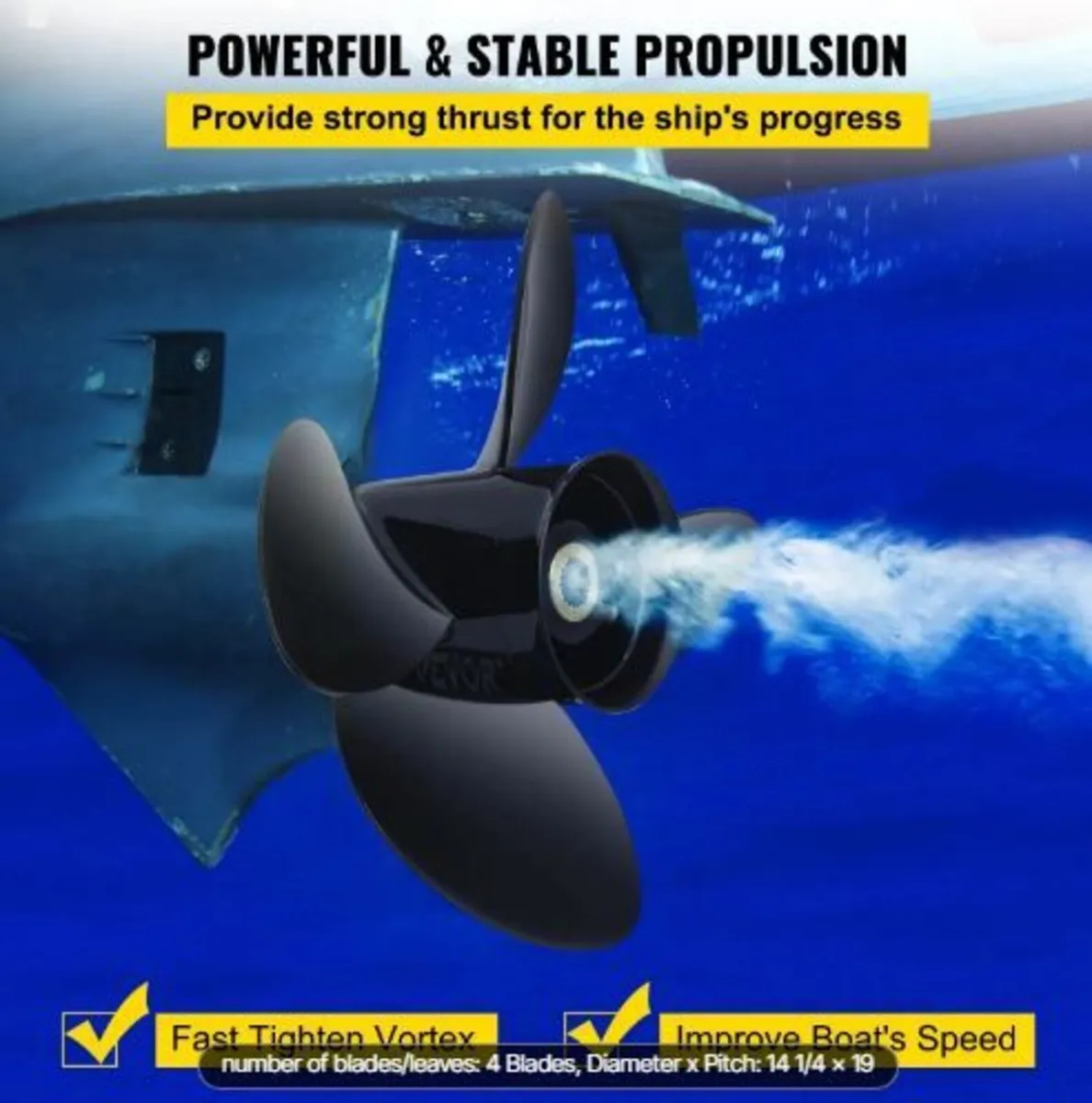 Outboard Propeller, Replace for OEM - Image 4