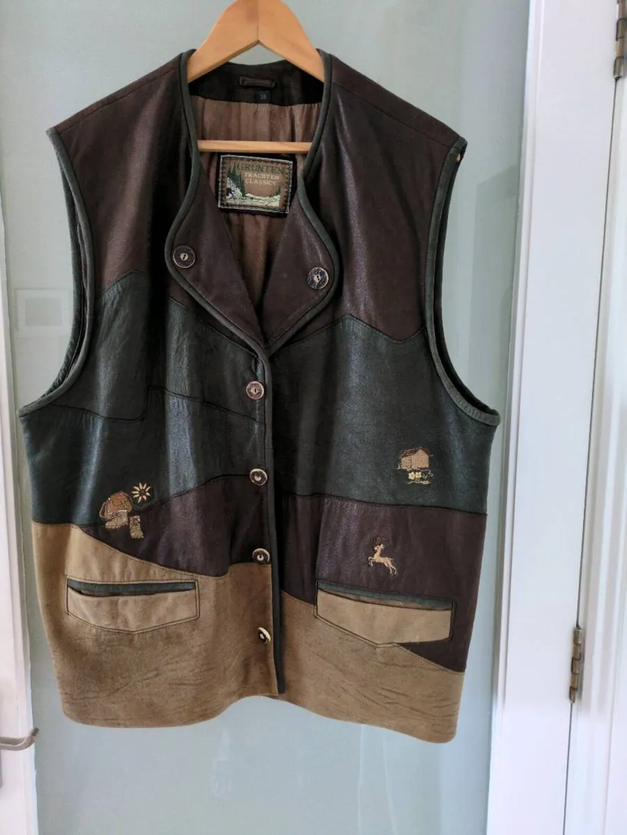 Vintage traditional Bavarian-style Waistcoat - Image 1