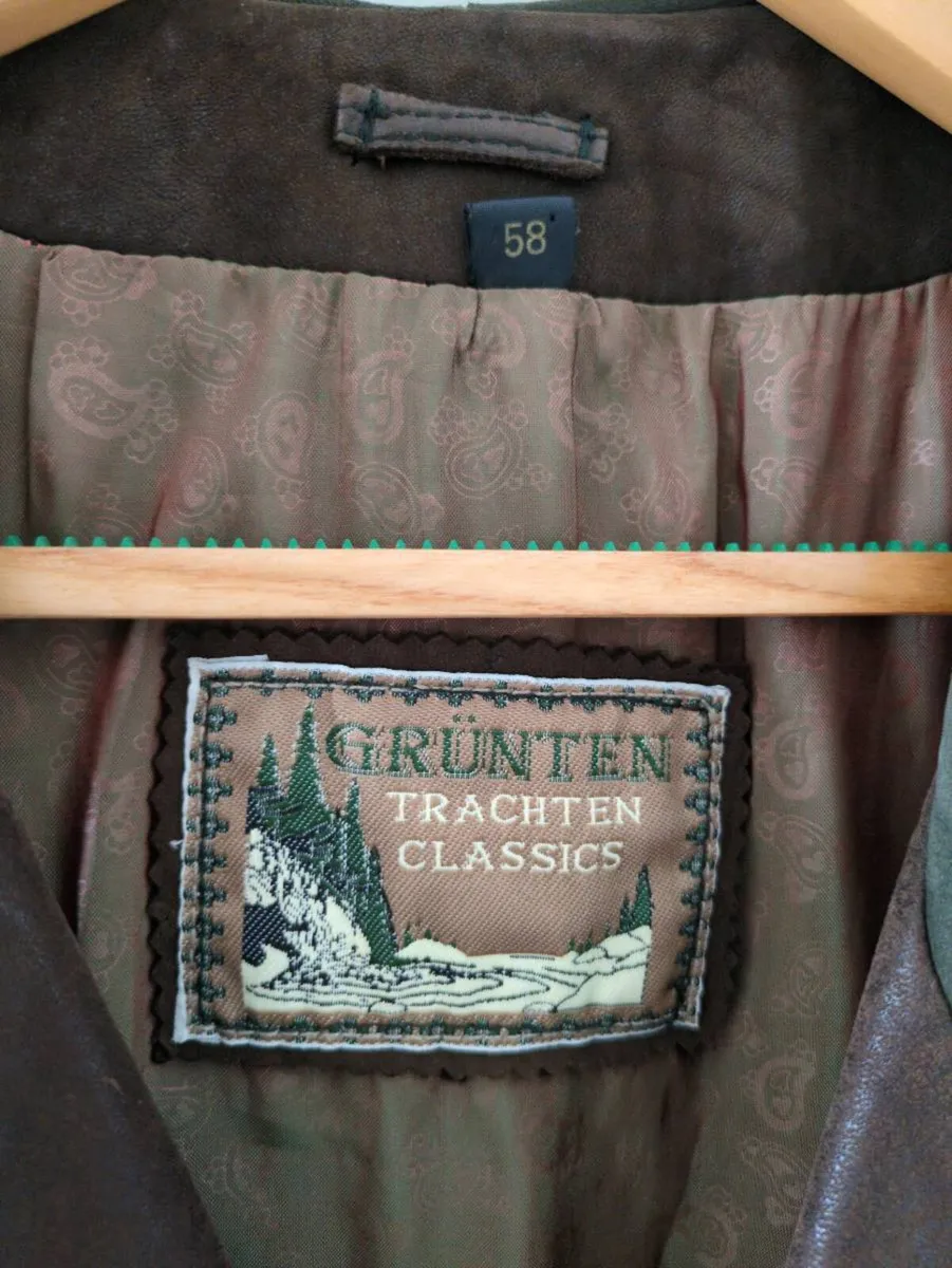 Vintage traditional Bavarian-style Waistcoat - Image 4
