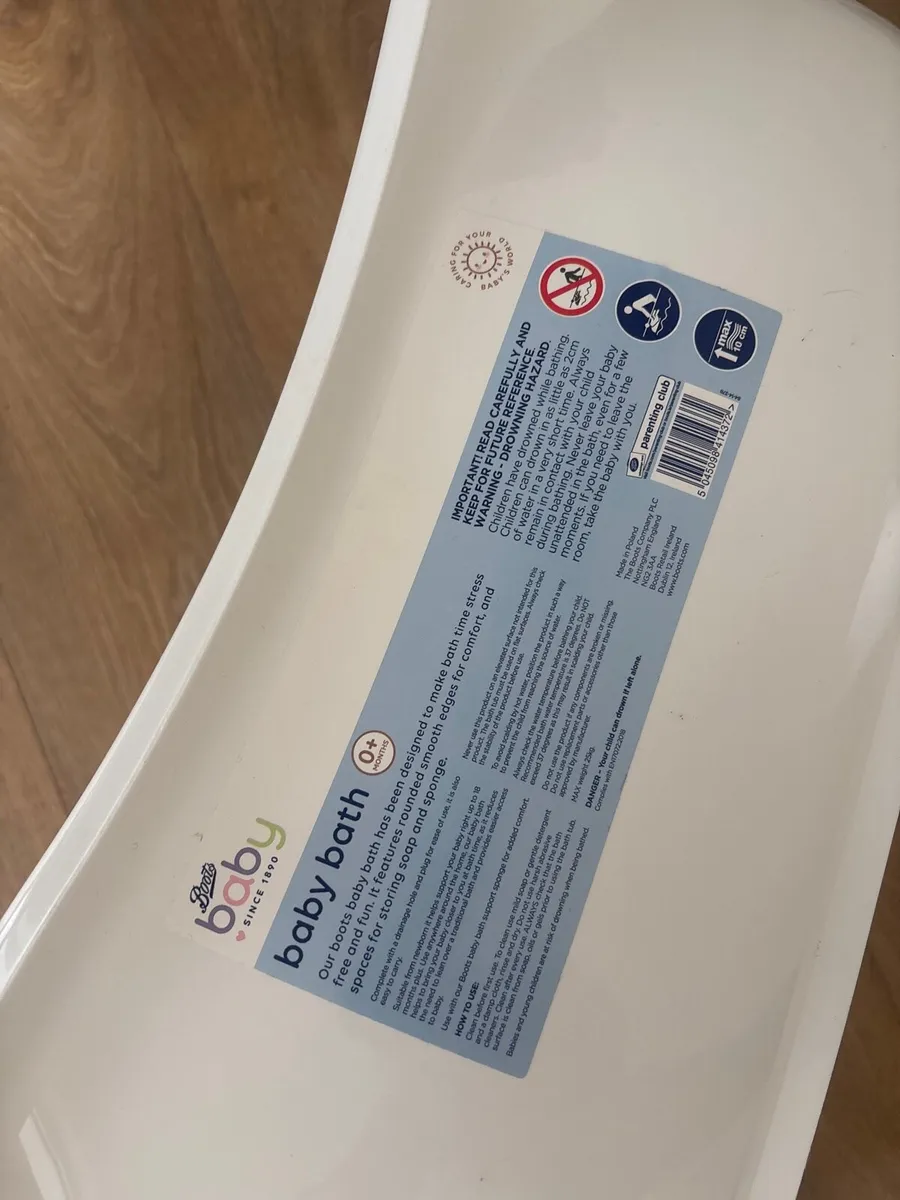 Boots Baby Bath with mat - Image 2