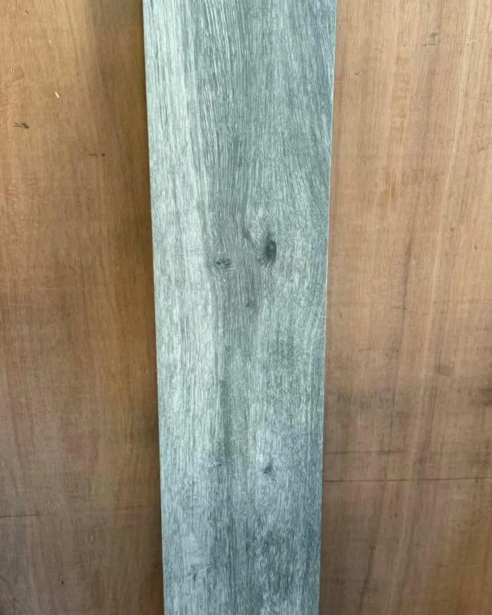 Clearance Grey Wood Effect Tile 23cm x 120cm