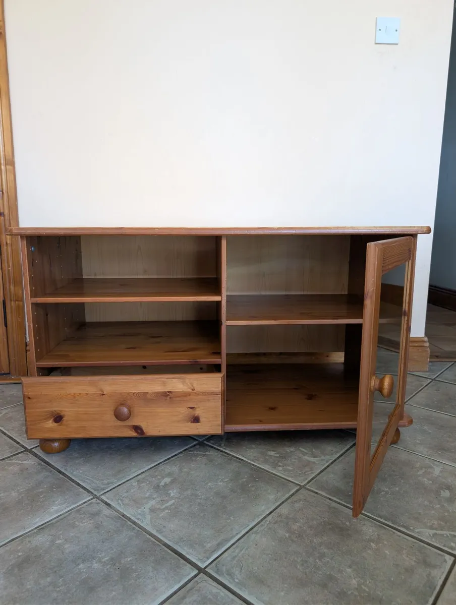 Solid Pine TV Unit / Cabinet for Sale - Image 2