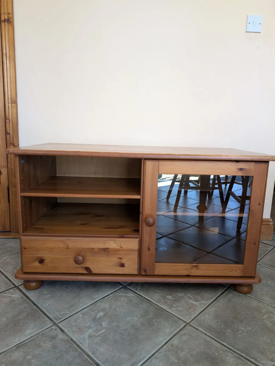 Solid Pine TV Unit / Cabinet for Sale - Image 4
