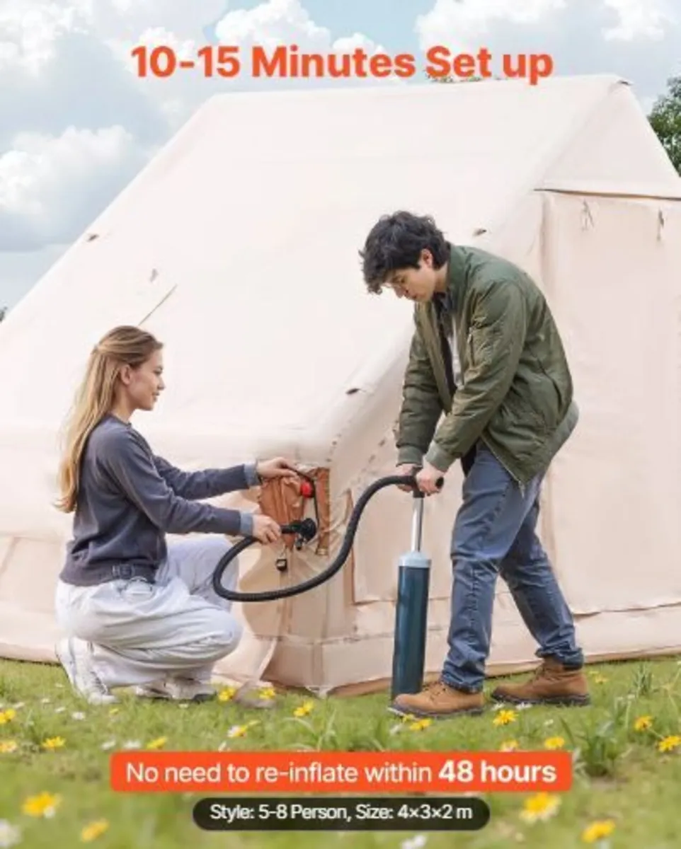Inflatable Tents for Camping, 5-8 Person - Image 3