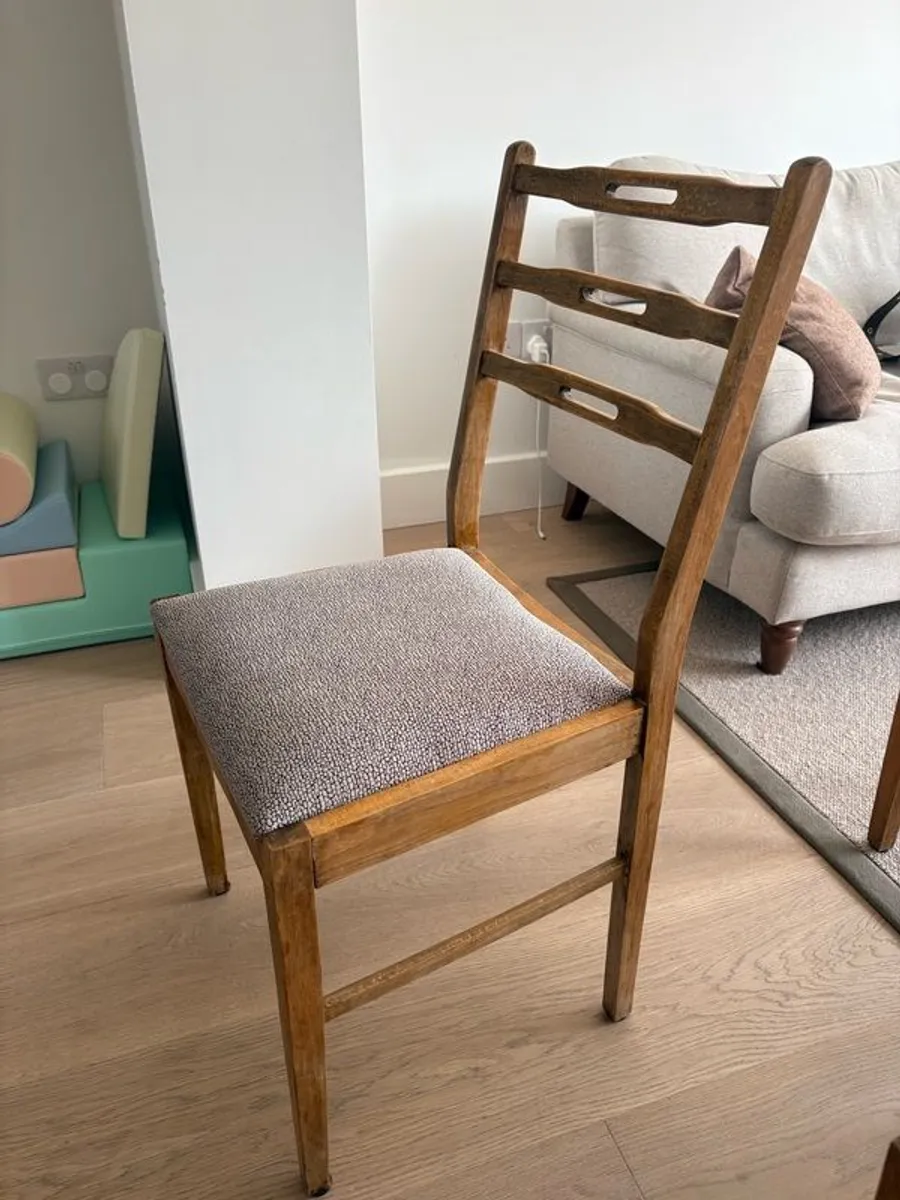 Solid wood dining chairs - Image 2