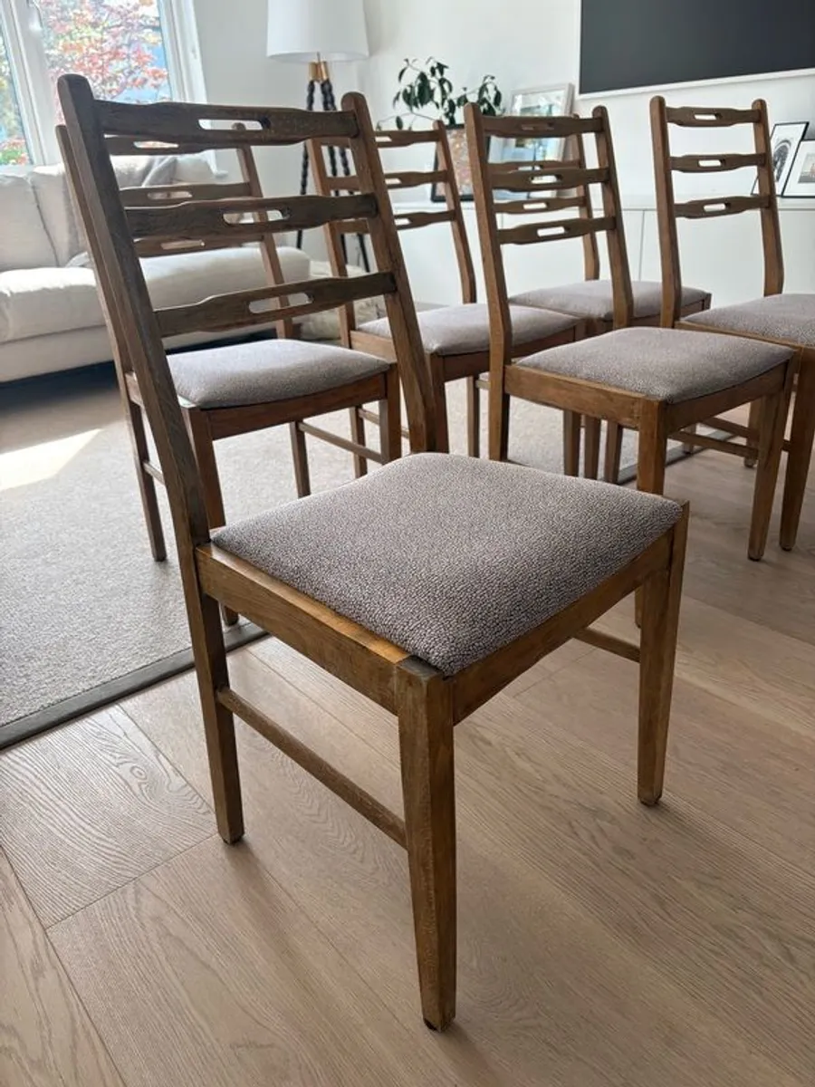 Solid wood dining chairs - Image 3