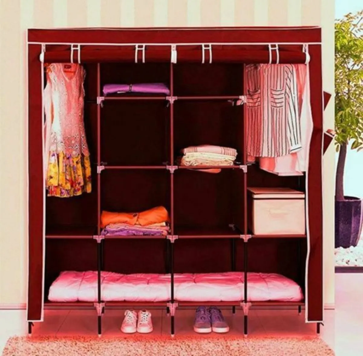 Portable wardrobe closet Free delivery! - Image 2