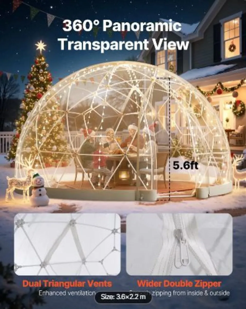 arden Dome Igloo, 3.6 x 2.2 m Outdoor - Image 2