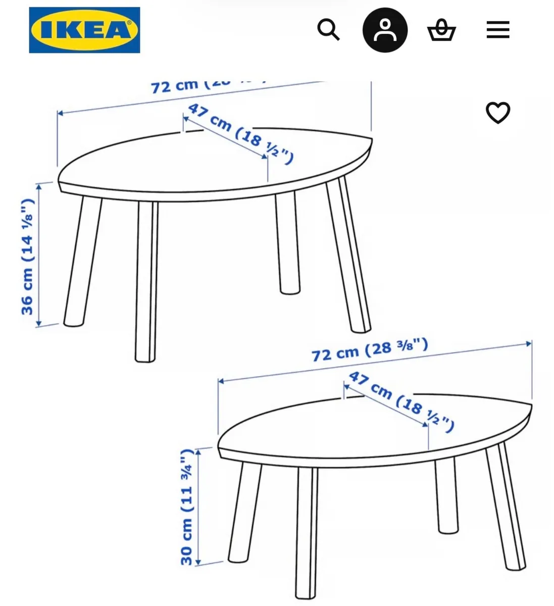 Coffee tables IKEA - Image 4