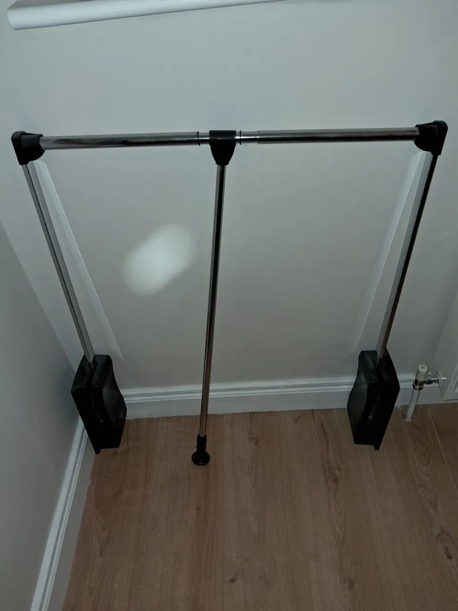 Wardrobe pull down rail