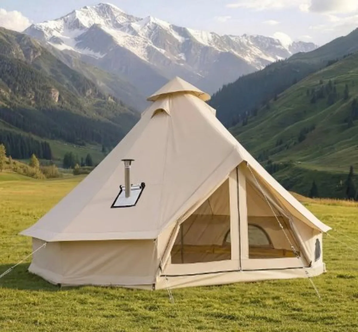 Oxford Bell Tent, 4 Seasons 3 m Yurt Tent - Image 4
