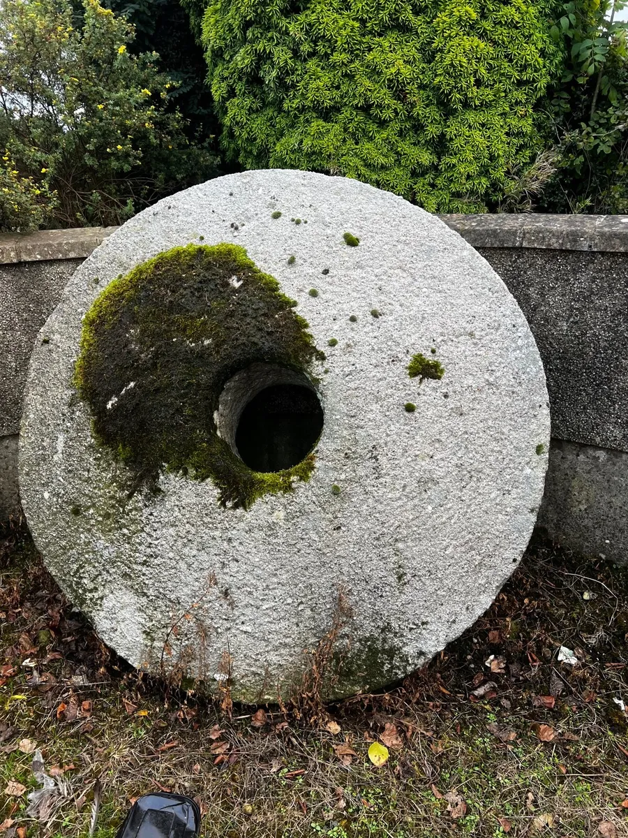 RARE MILL GRINDING STONES 1m dia 2 avail - Image 1