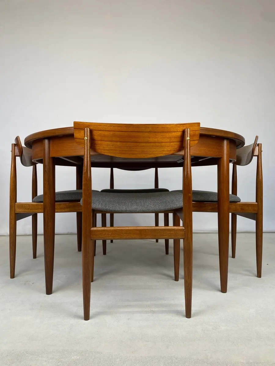 Mid Century G Plan Dining Table & Chairs - Image 1