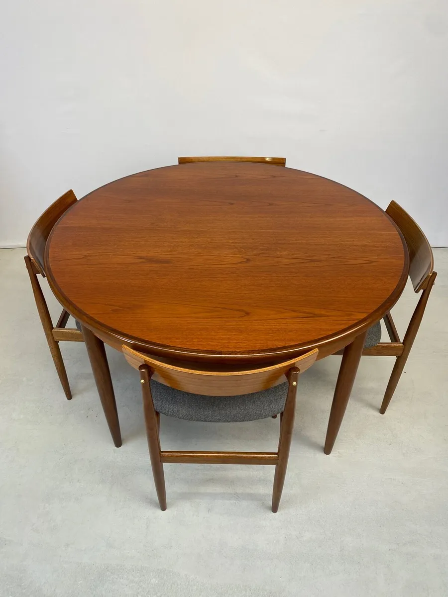 Mid Century G Plan Dining Table & Chairs - Image 2