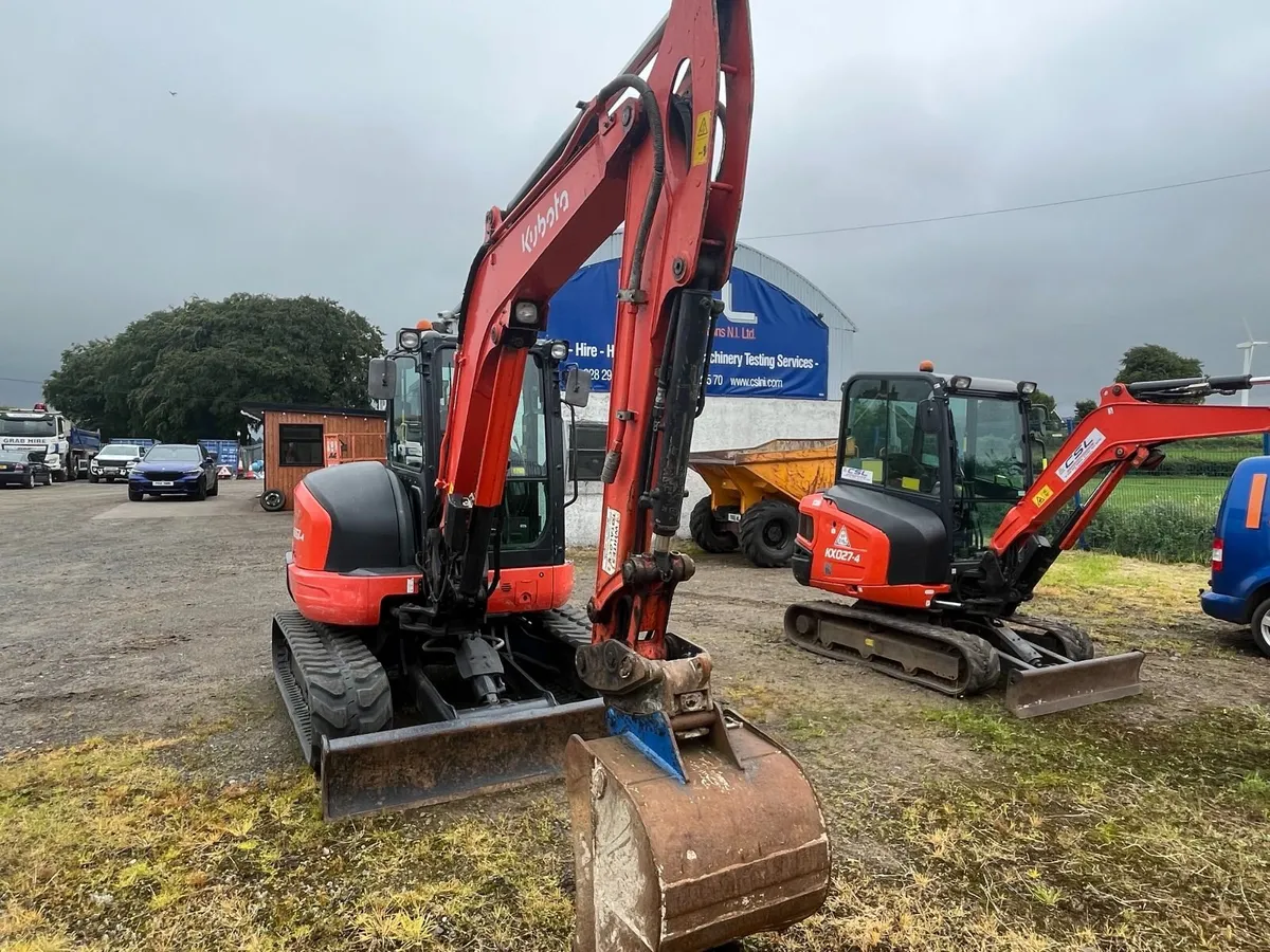 Kubota Kx057-4 Excavator 2019 - Image 3