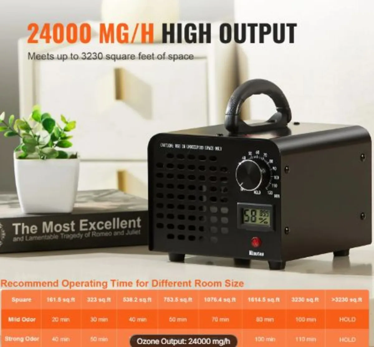 Ozone Generator 24000mg/h Ozone Machine Odor - Image 3