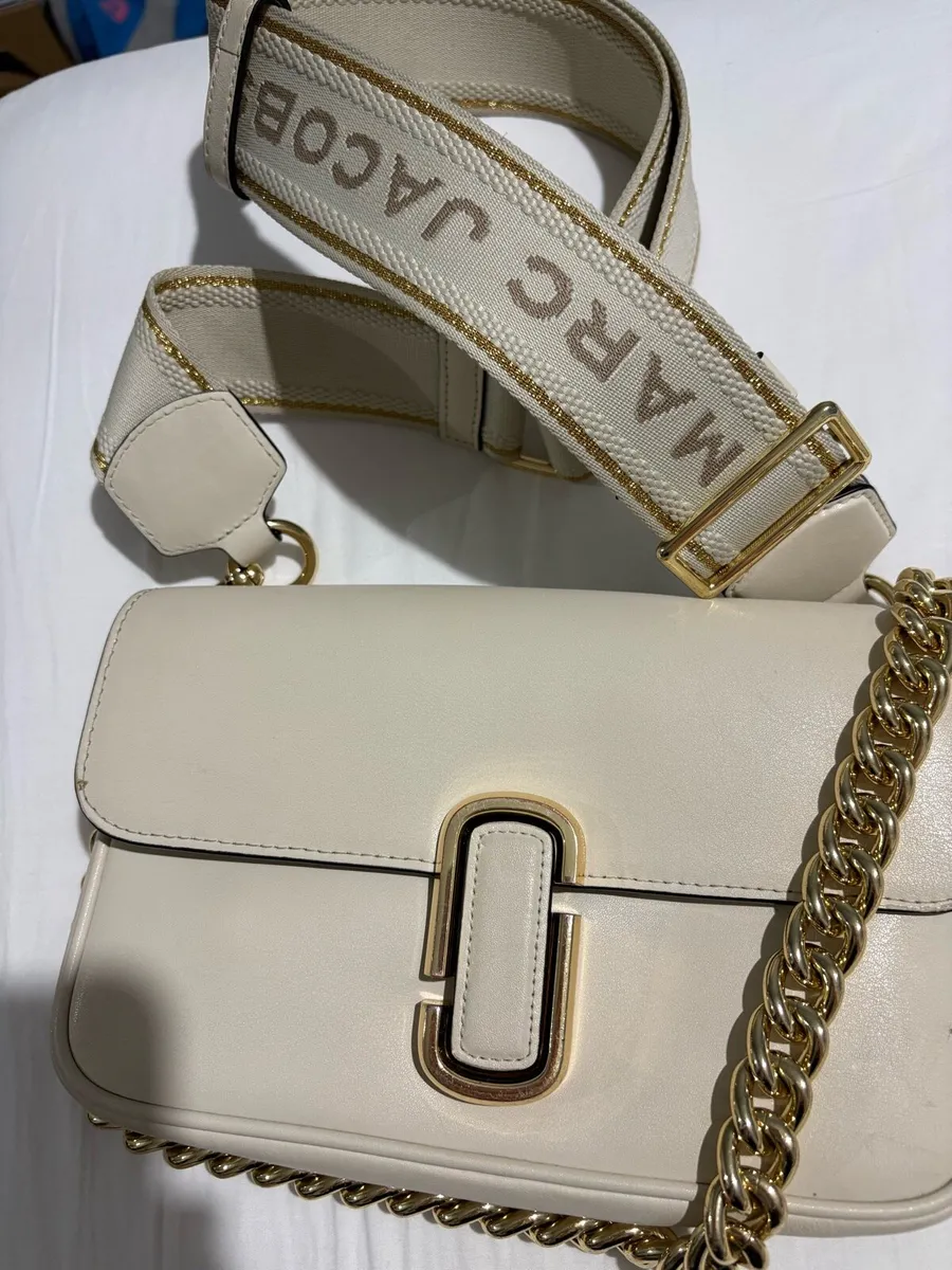 Marc Jacobs the J Marc shoulder bag cream and gold - Image 2