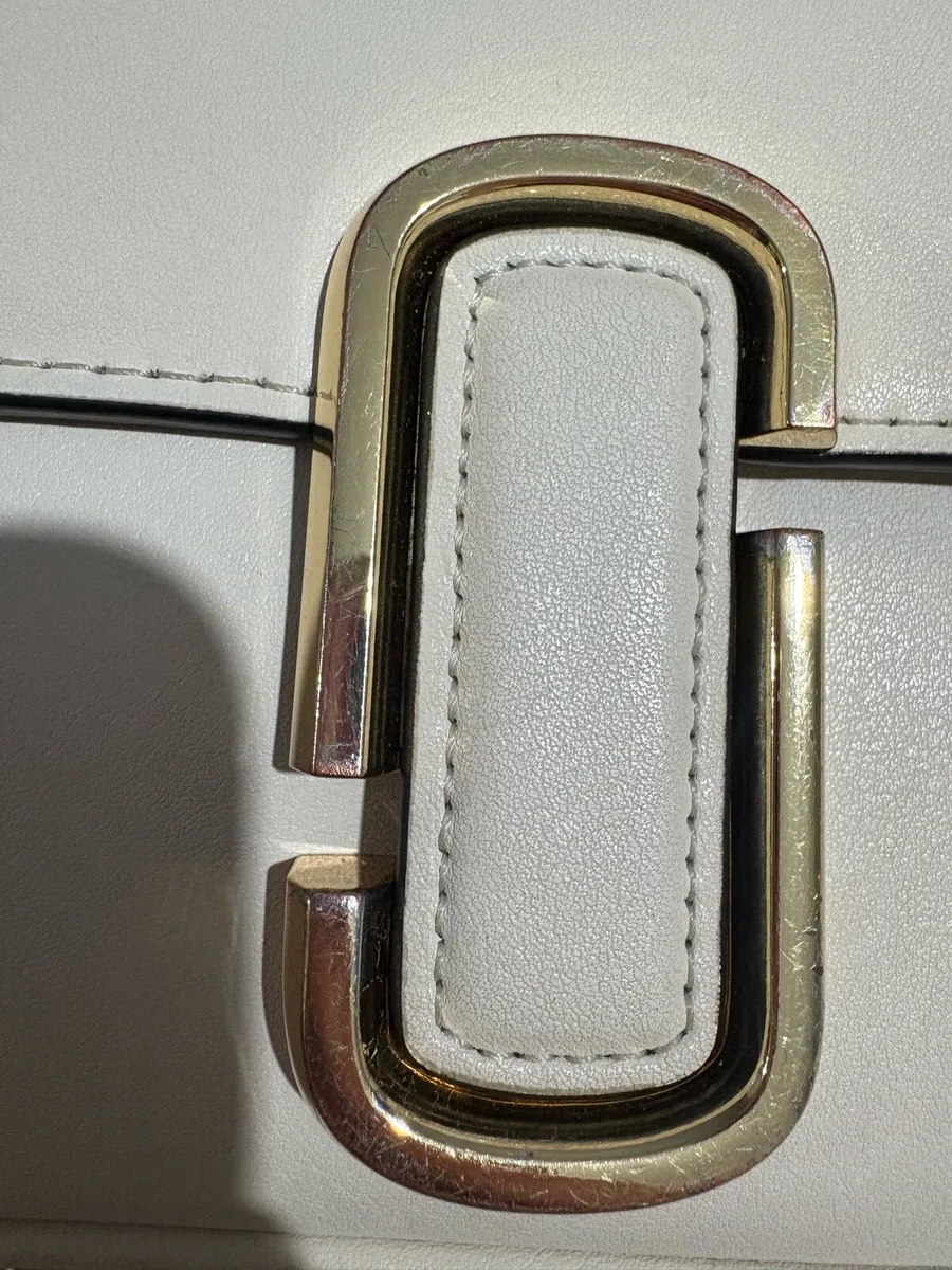 Marc Jacobs the J Marc shoulder bag cream and gold - Image 3
