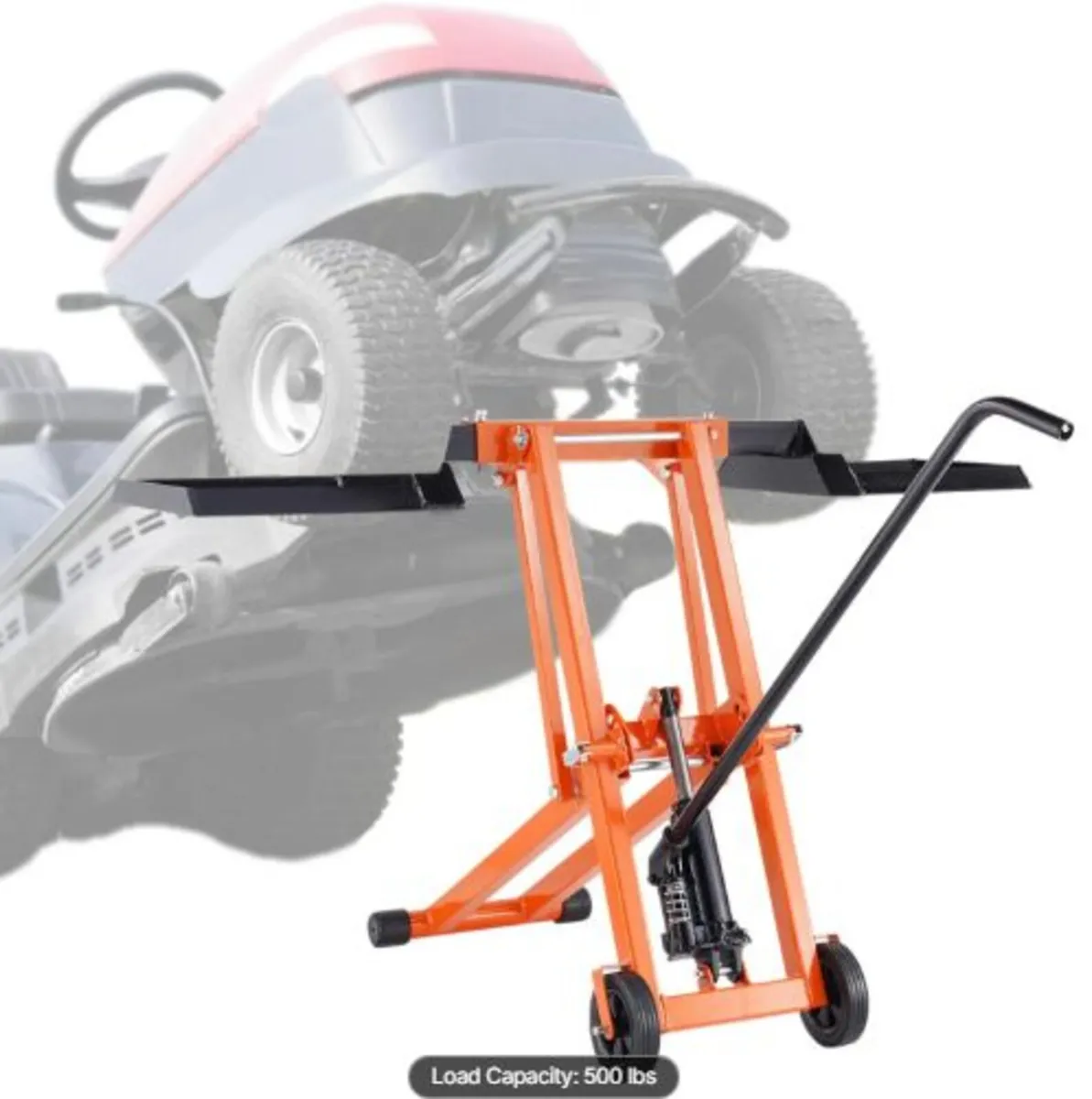 Lawn Mower Lift with Hydraulic Jack,500 Lbs Weigh - Image 1