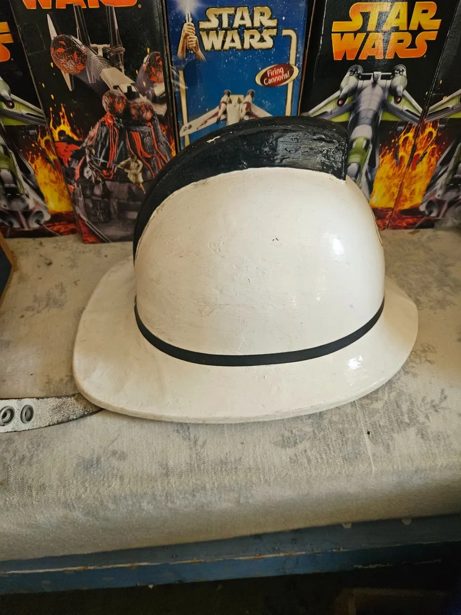 Vintage Fire Mans Helmet - Image 4