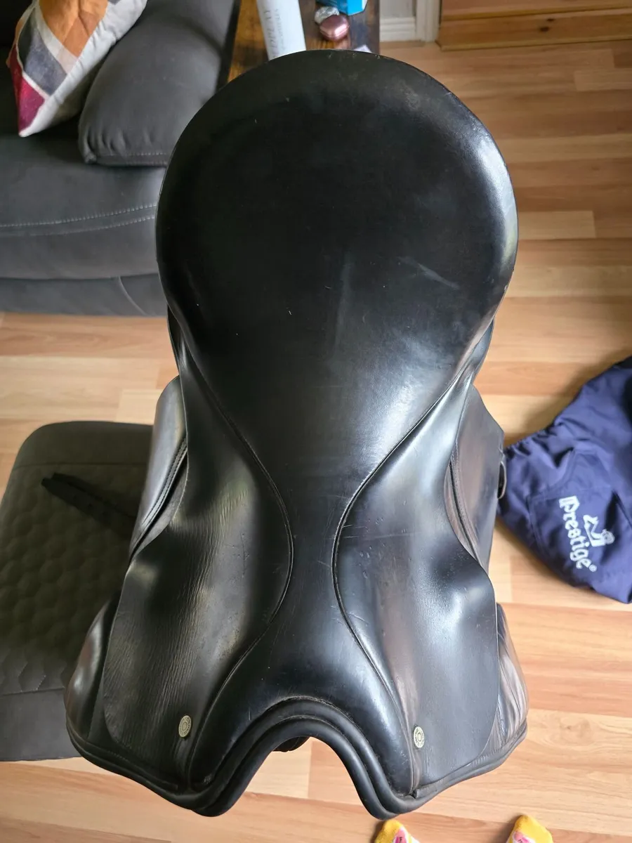17" Black Jeffries saddle - Image 3